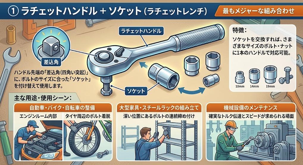 ラチェットレンチ