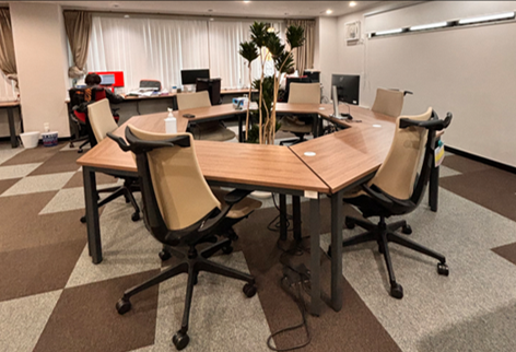 オフィス施工完了後の実際の写真